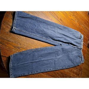 18 Regular Lands End Cotton Denim Blue Jeans with Pockets and Belt Loops Pants